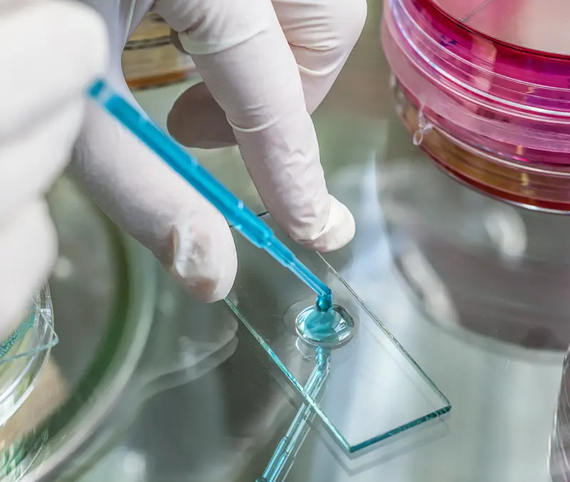 Water testing for legionella at Cheshire Scientific